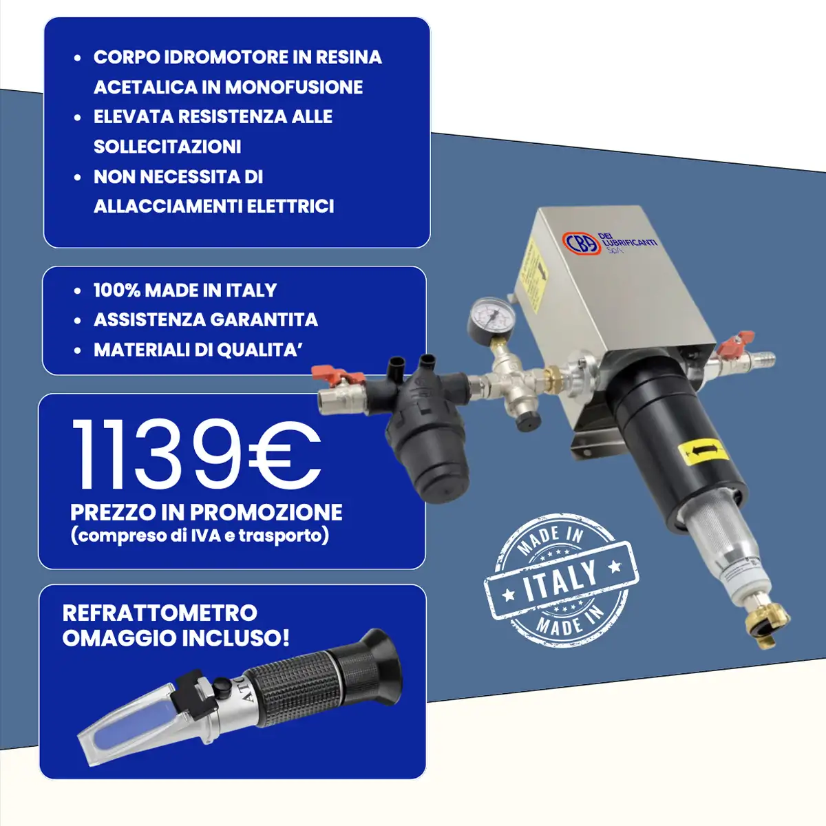 promo miscelatore mv-12c